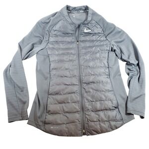 Nike Aeroloft Golf‎ Jacket Gray Puffer Lightweight Womens Size M